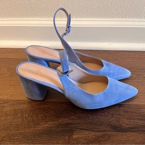 Slingback pump